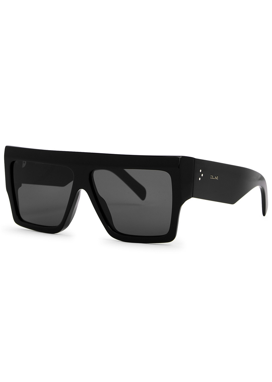 Celine D-frame Sunglasses - Black/grey - One Size