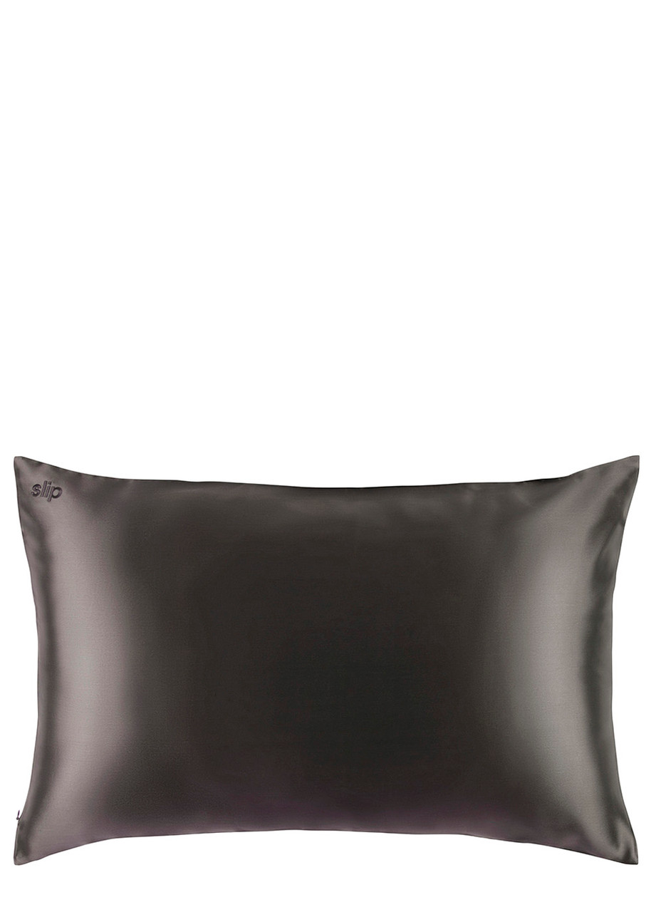 Slip Silk Pillowcase Charcoal In Charcoal