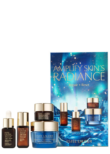 Estée Lauder Amplify Skin's Radiance Advanced Night Repair Gift Set In White