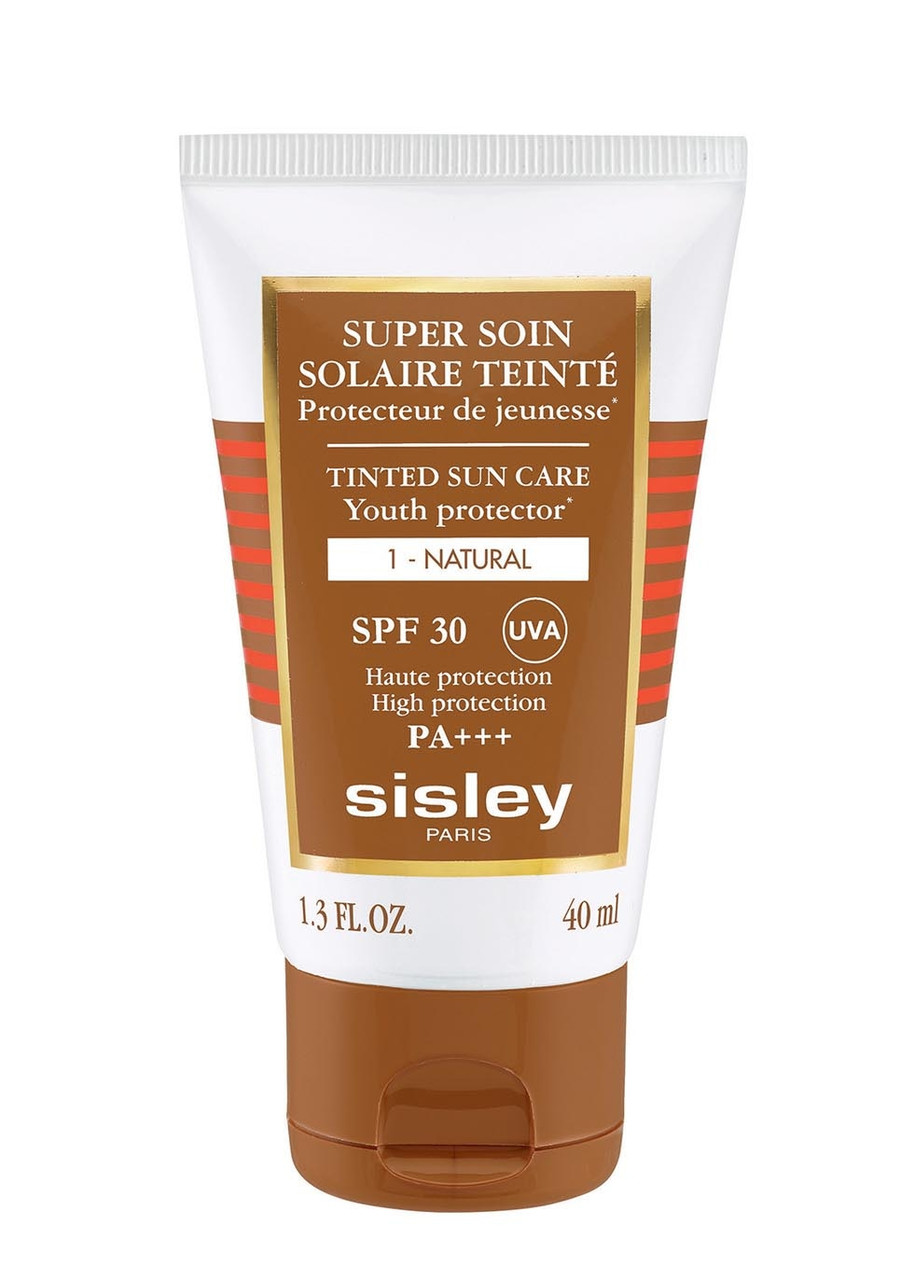 Sisley Tinted Facial Suncare SPF30 40ml, Suncare, Natural, Youth Protector, Moisturising Formula, Shea Butter Oil, Camellia Oil And Mango Extract - 1 Natural