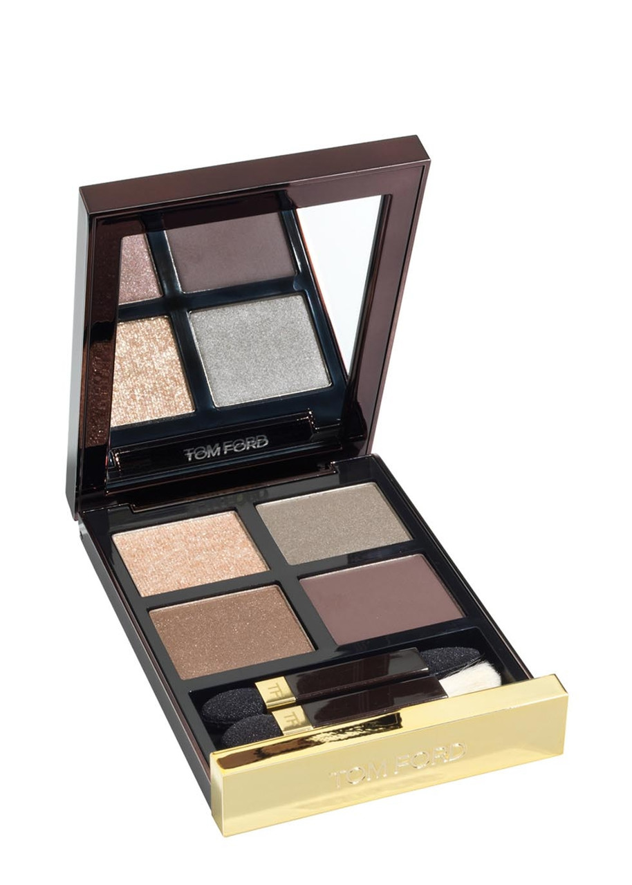 Tom Ford Eye Color Quad, Eyeshadow, Silvered Topaz, Matte