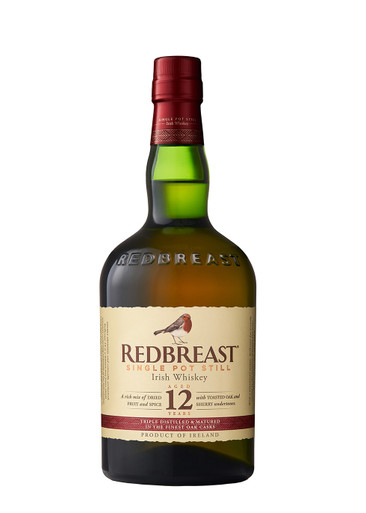 Redbreast 12 Year Old Single Pot Still Irish Whiskey, Irish Whiskey, Bourbon and Oloroso Sherry Casks