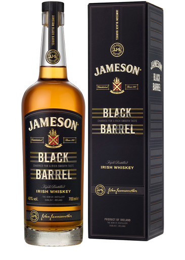 Jameson Black Barrel Irish Whiskey, Irish Whiskey, Apricot & Ripe Apples