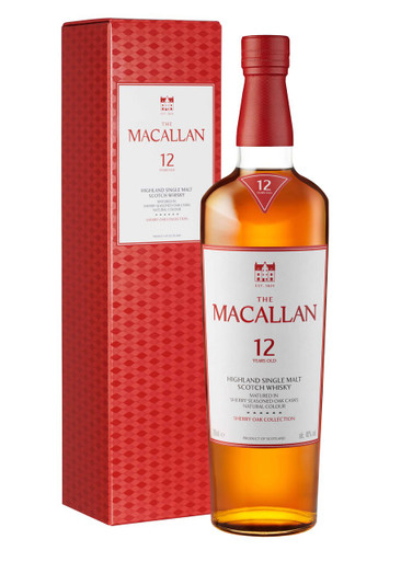 THE MACALLAN 12 Year Old Sherry Oak Single Malt Scotch Whisky