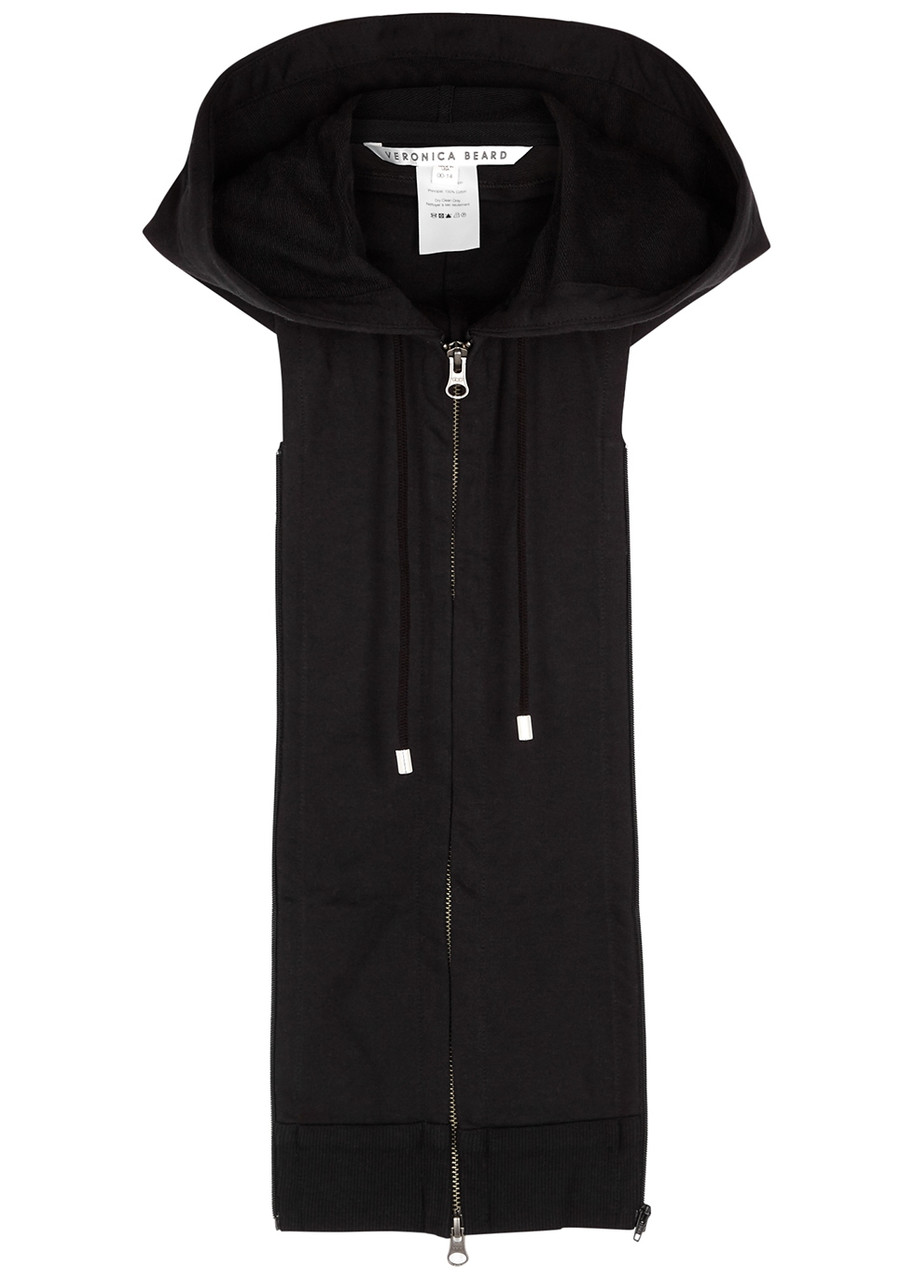 Veronica Beard Hooded Cotton Dickey - Black - One Size