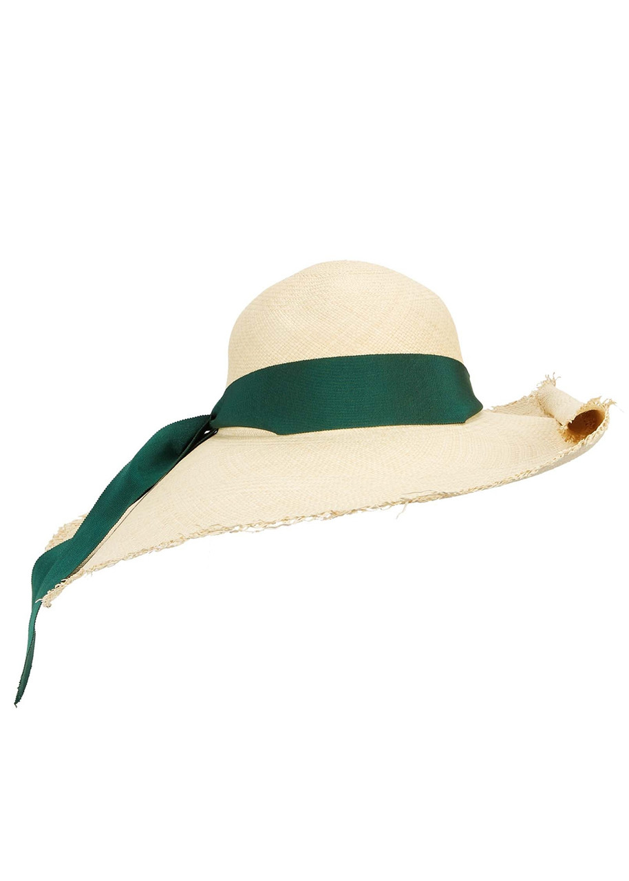 Sensi Studio Glam Lady Ibiza Straw Panama hat - Natural