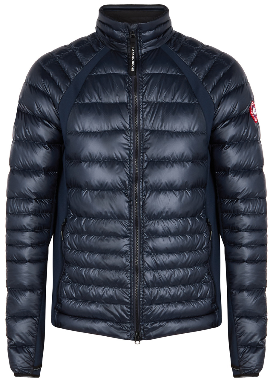 Canada Goose Hybridge Lite Navy Quilted Shell Jacket - XS, Men's Designer Shell Jacket, Male
