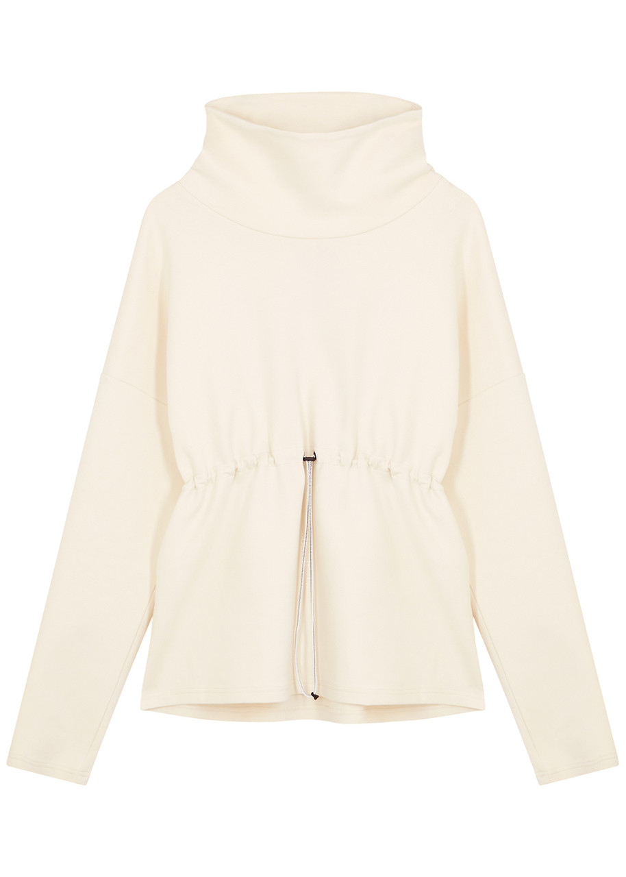 Varley Barton Jersey Sweatshirt, Tops, Cream, Small, Cotton - S