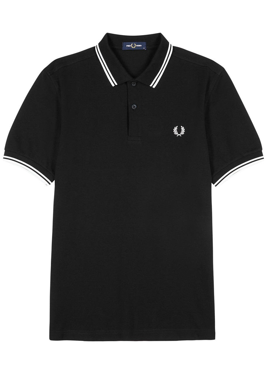 Fred Perry M3600 Black Piqué Cotton Polo Shirt