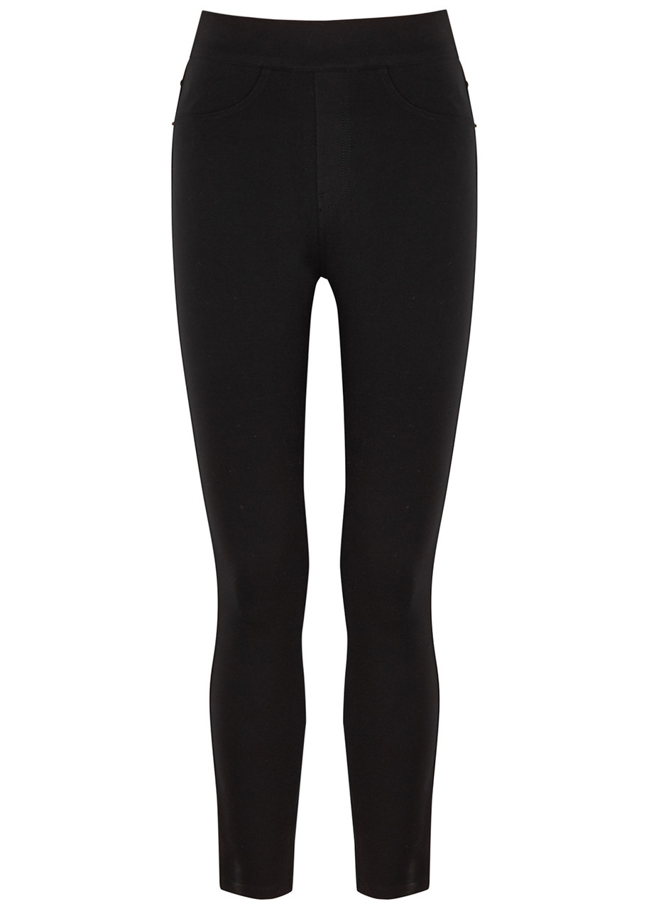 Spanx The Perfect Stretch-jersey Leggings - Black - M