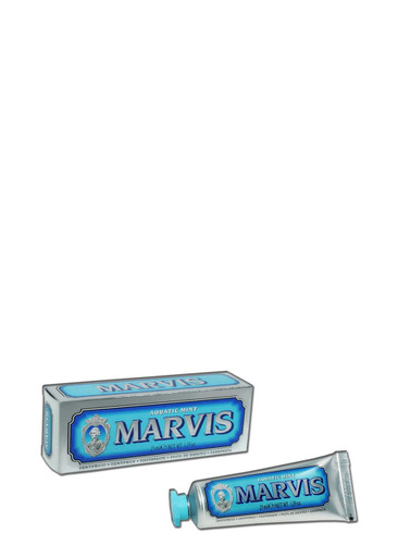 Marvis Aquatic Mint Travel Toothpaste 25ml In White
