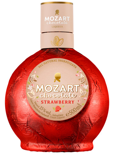 Mozart White Chocolate Cream Strawberry Liqueur 500ml