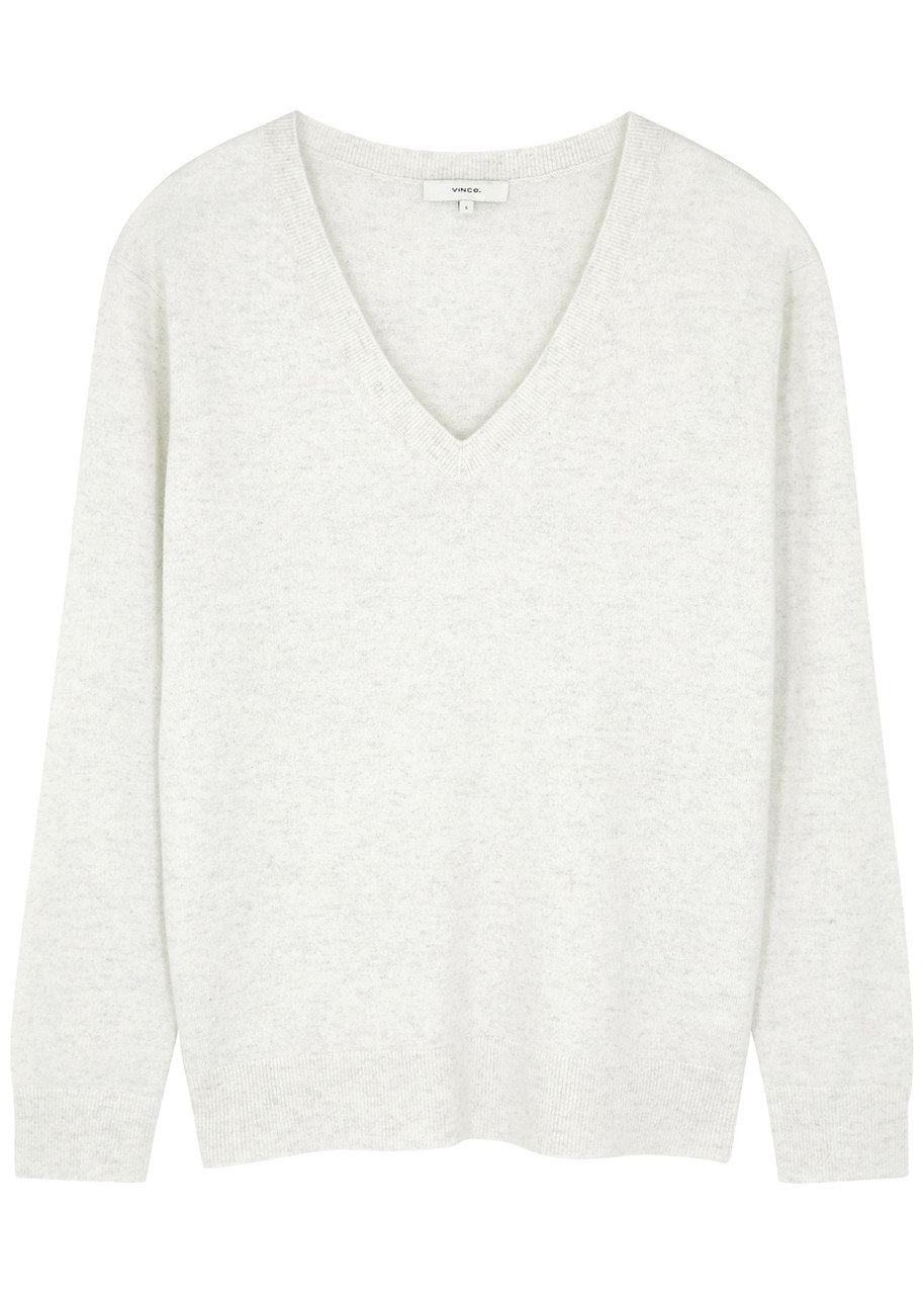 Vince Weekend Cashmere Jumper In White