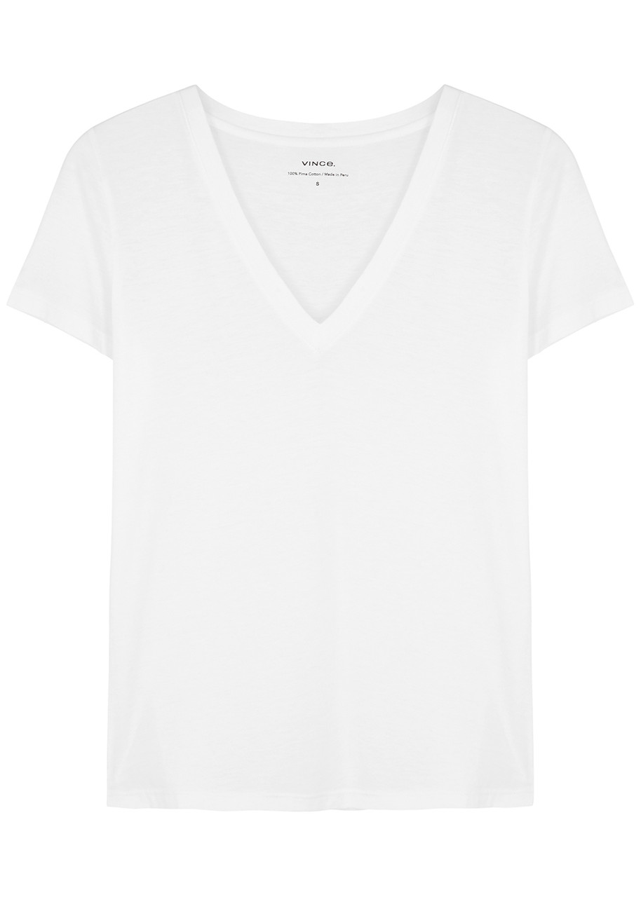 Vince Pima Cotton T-shirt - White - L