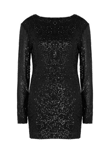 IN THE MOOD FOR LOVE Wenija One-Shoulder Mini Dress with Sequined