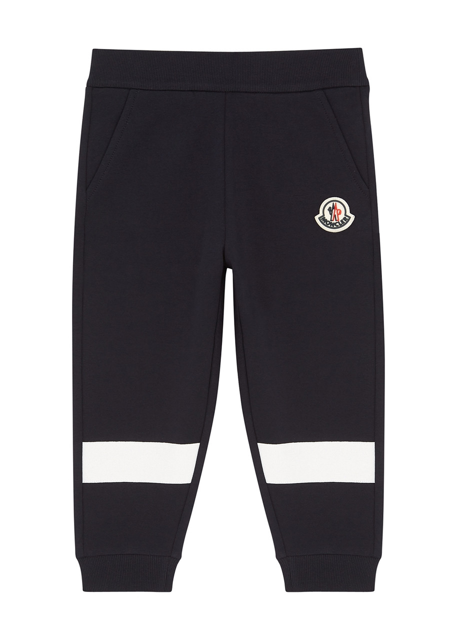 Moncler Kids Stretch-cotton Sweatpants - Navy - 36 Months