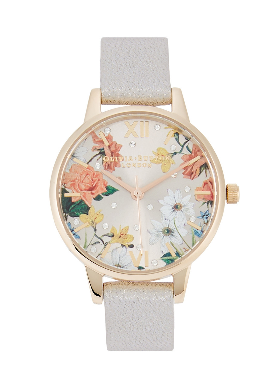 Olivia Burton Midi Shimmer Pearl Pale Rose