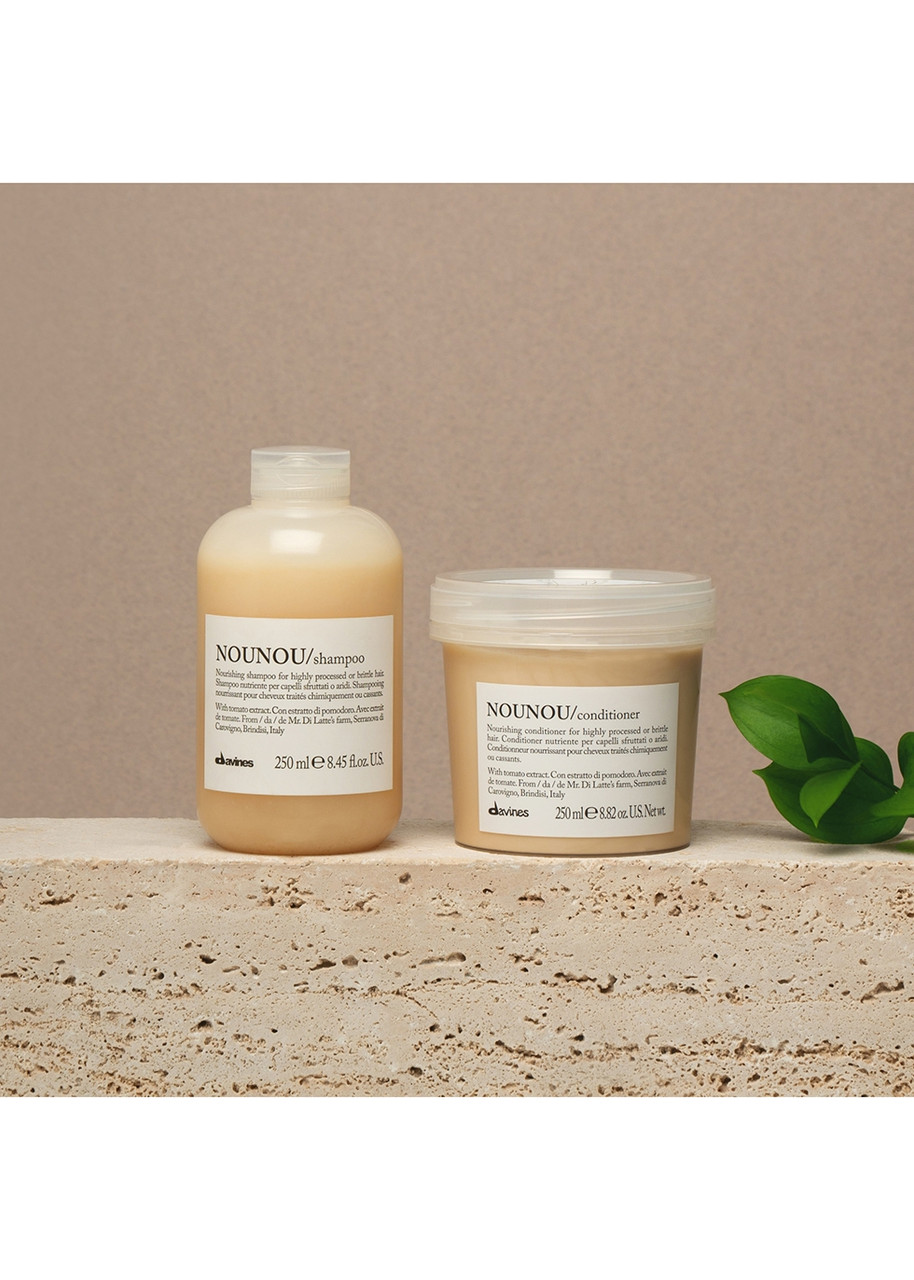  Davines - Nounou Conditioner For Dry Hair - 250ml - Deeply Moisturising Conditioner - Smoothes And Softens - Antioxidants Vitamins C And E 