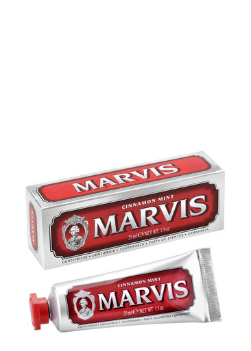Marvis Cinnamon Mint Travel Toothpaste 25ml In White
