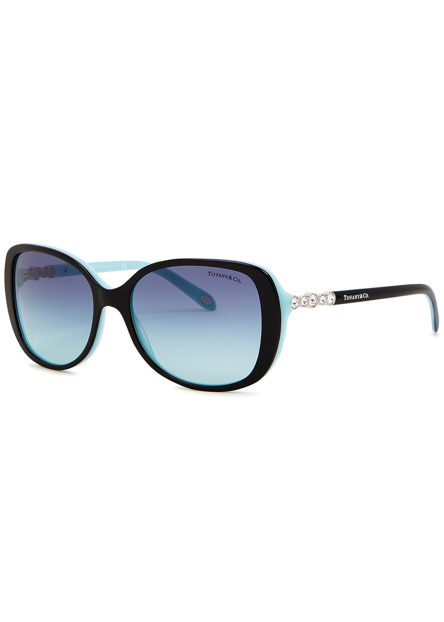 Tiffany & CO. Tiff Oversized Blue Embellish - Black - One Size