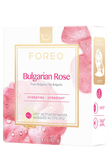 Foreo Light/Red Bulgarian Rose Ufo Moisture-Boosting Face Mask Size 2