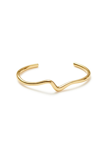 【MISSOMA】MOLTEN モルテン ウェーブ カフ ブレスレット SILVER Molten Wave Cuff Bracelet | Missoma