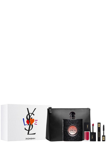 Yves Saint Laurent Black Opium Eau de Parfum and Makeup Icons Gift Set 90ml