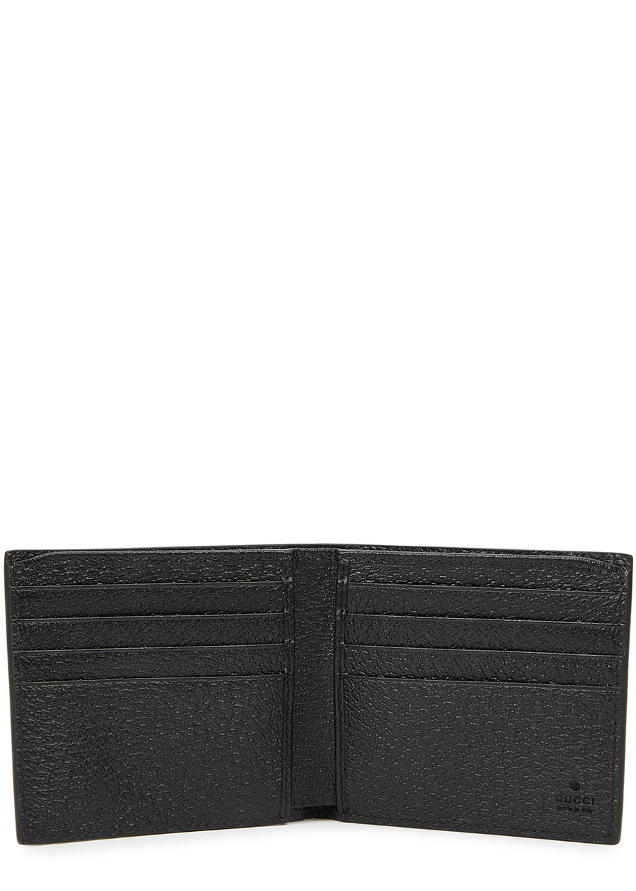  Gucci Gg Marmont Leather Wallet - Black 