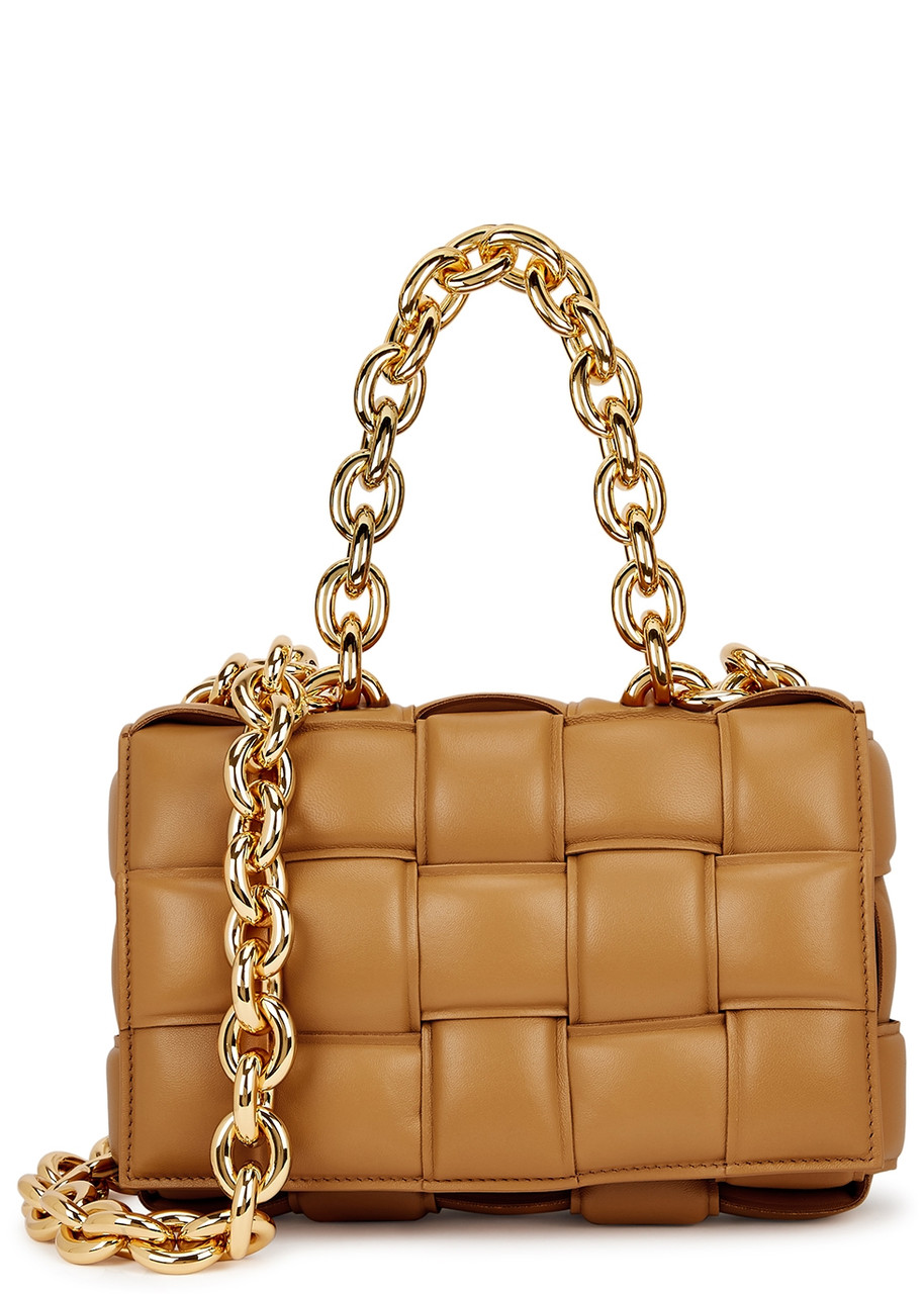 Bottega Veneta The Chain Cassette Leather Cross-body bag - Caramel - One Size