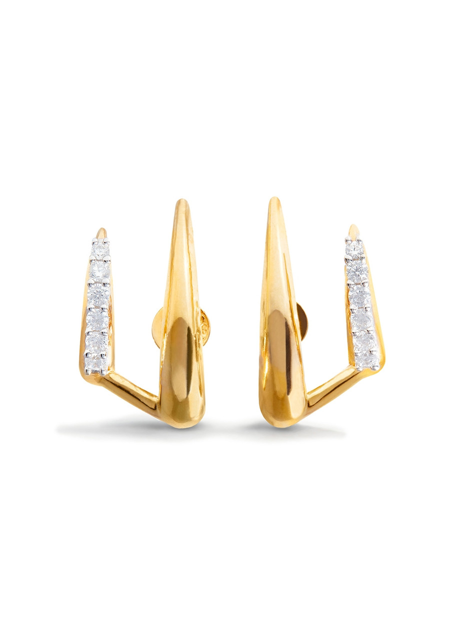 Missoma Large Claw 18kt Gold-plated Earrings