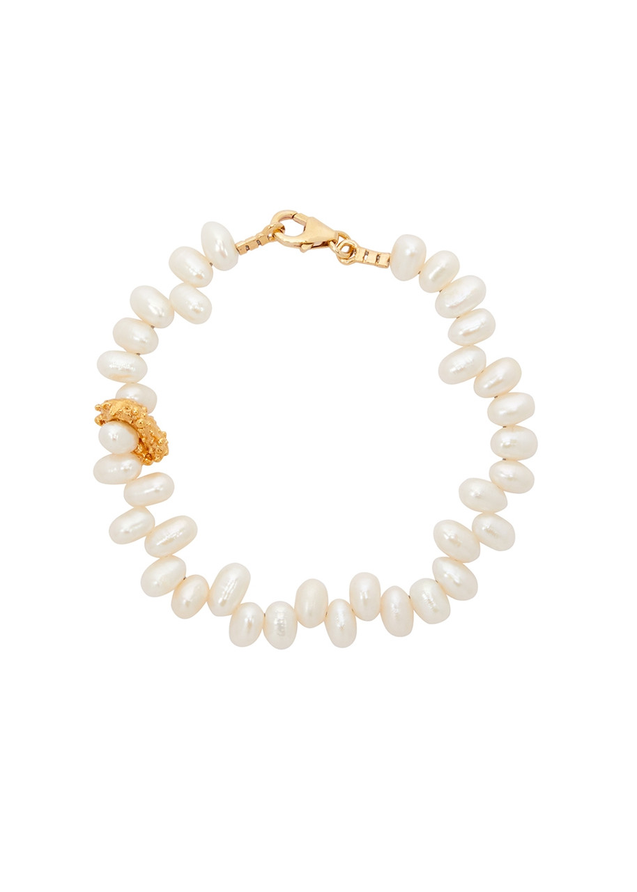 Alighieri The Calliope Beaded Pearl Bracelet