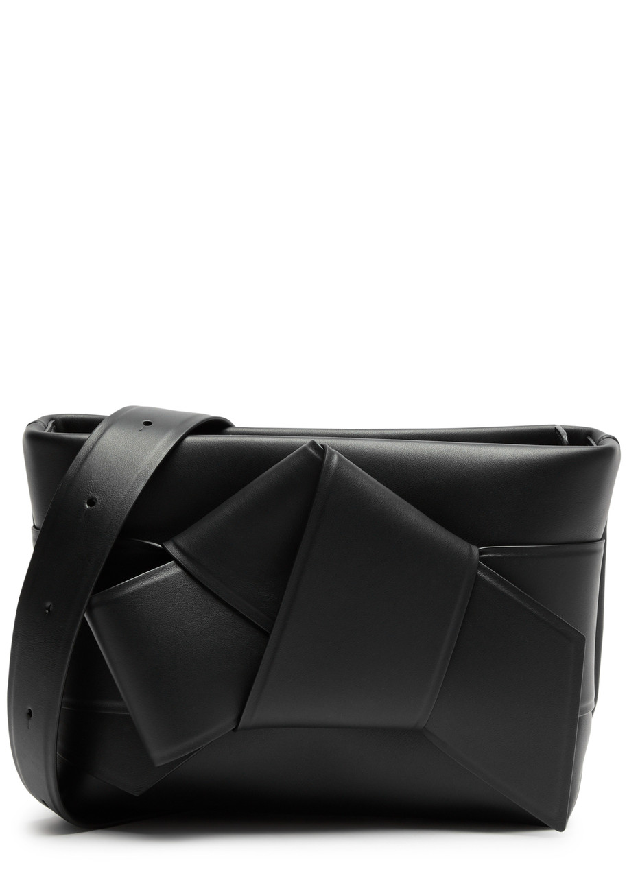 Acne Studios Musubi Knotted Leather Shoulder bag - Black - One Size