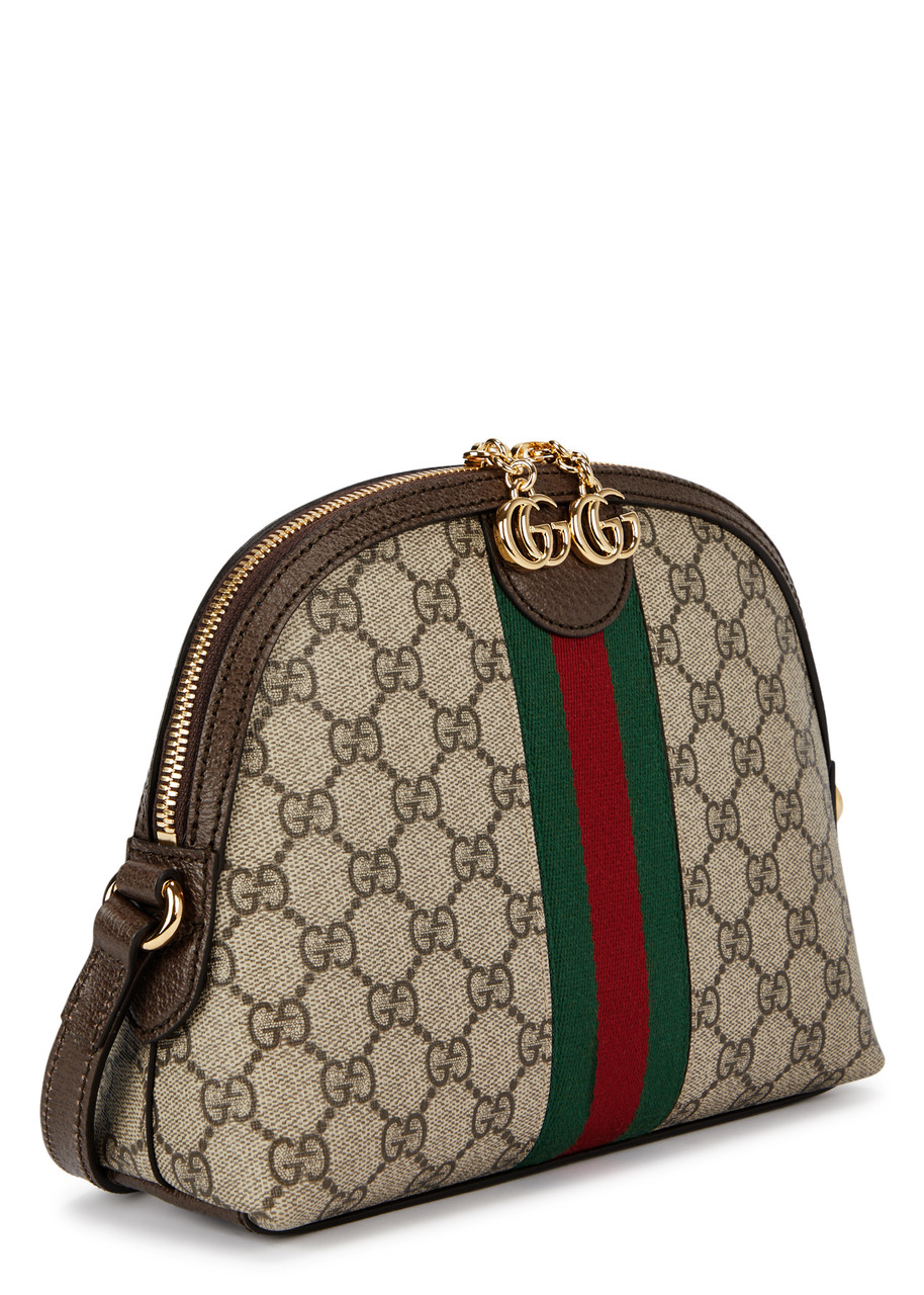 GUCCI GUCCI OPHIDIA GG MONOGRAMMED SHOULDER BAG, SHOULDER BAG, BEIGE