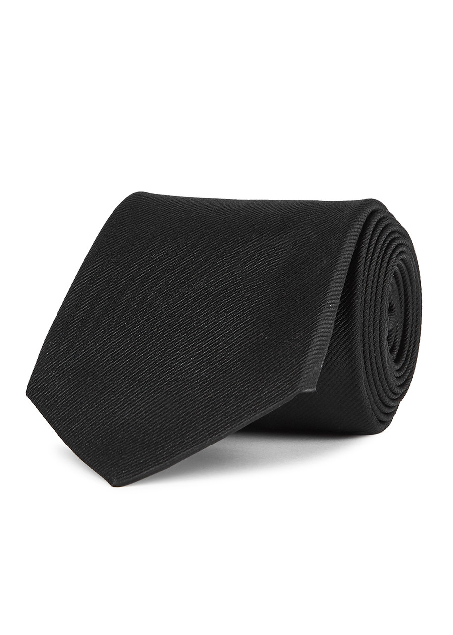 Alexander Mcqueen Amq Lrg Skull Tie - Black - One Size