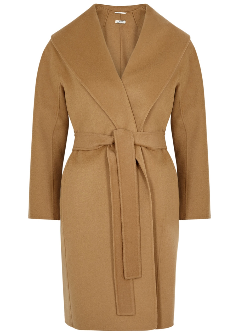 S Max Mara Messi Wool Jacket - Camel - 8