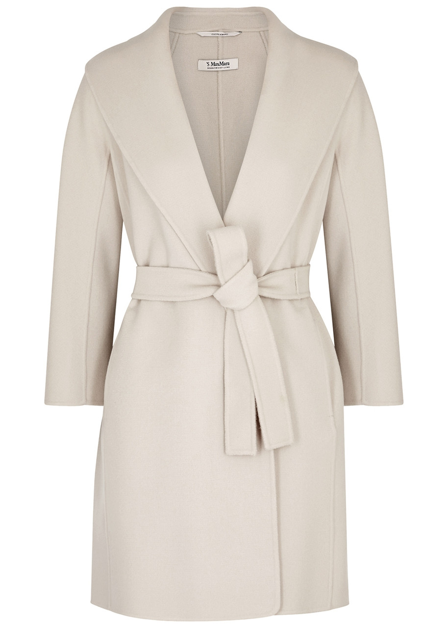 S Max Mara Messi Wool Jacket - Light Grey - 4