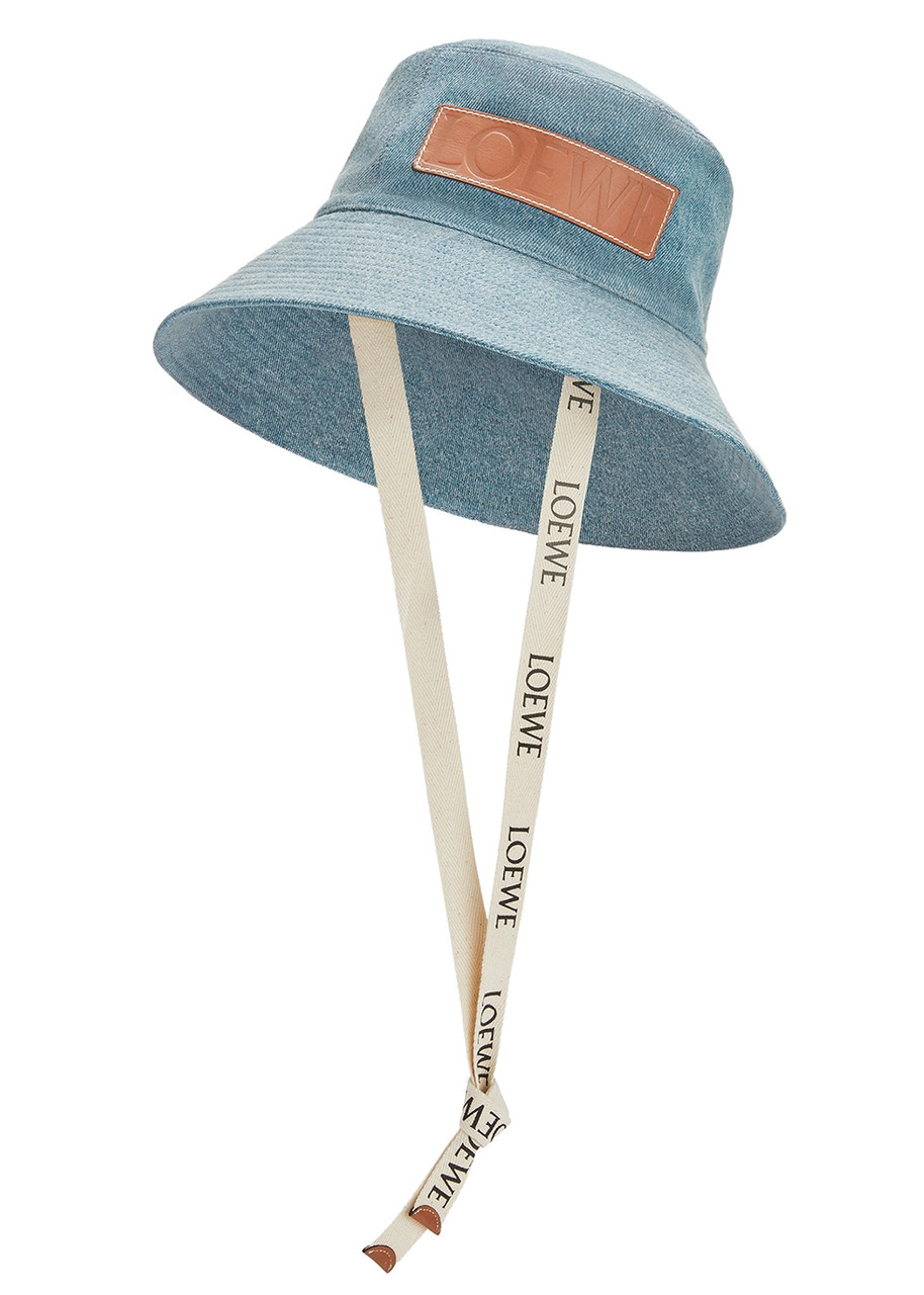 Loewe X Paula's Ibiza Blue Denim Bucket hat