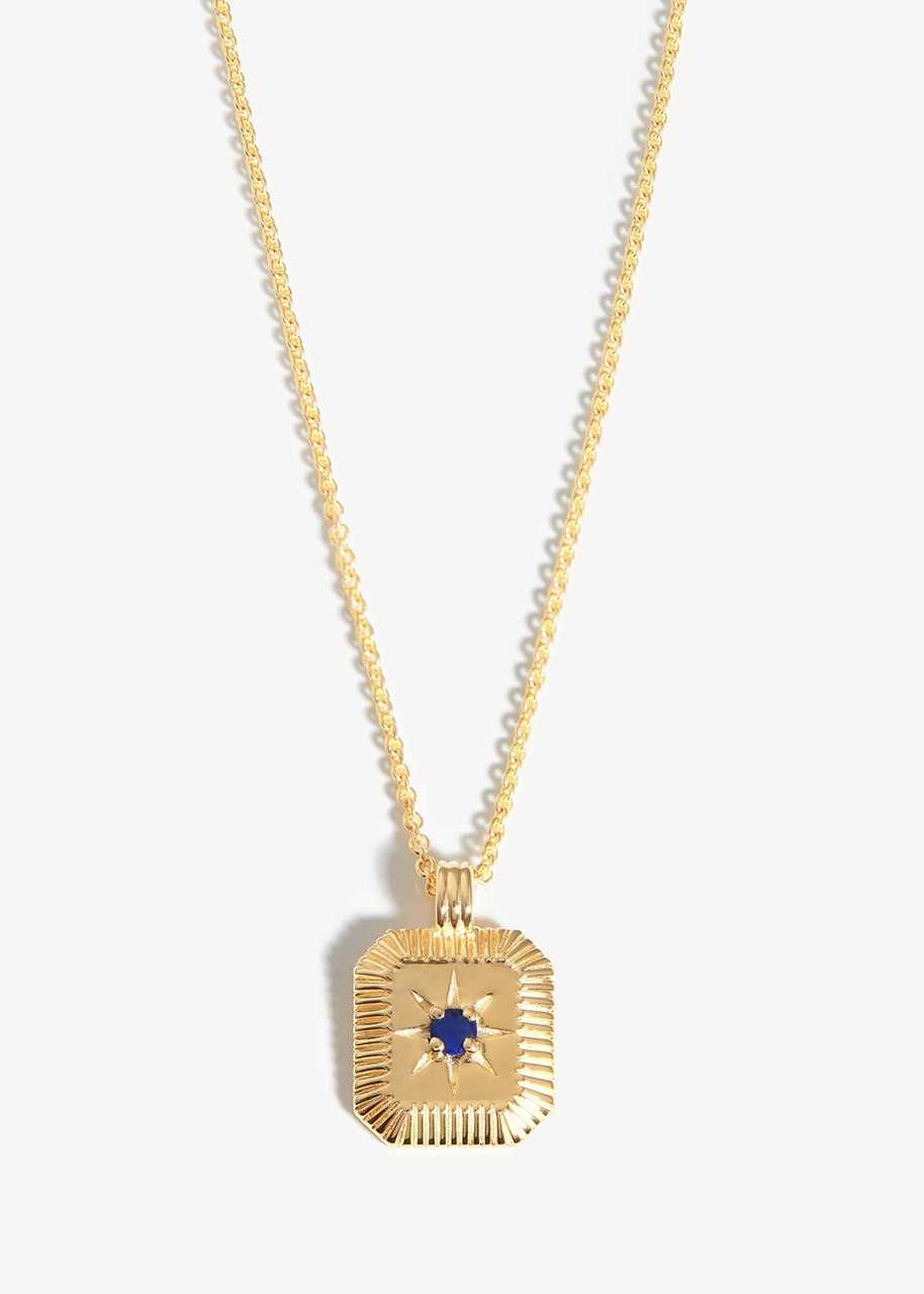 Missoma September Birthstone 18kt Gold-plated Necklace