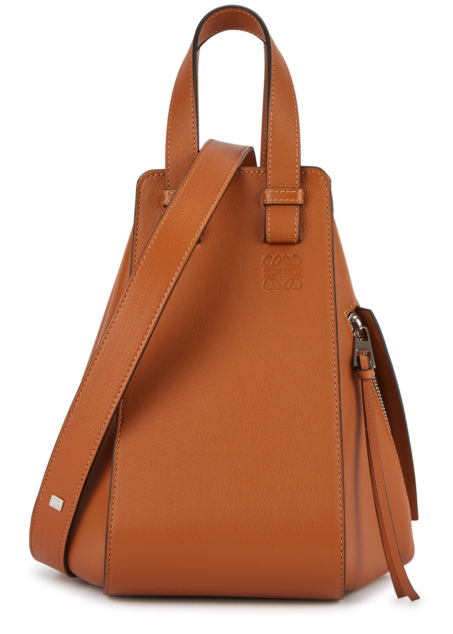 Loewe Hammock Small Leather Shoulder bag - Tan - One Size