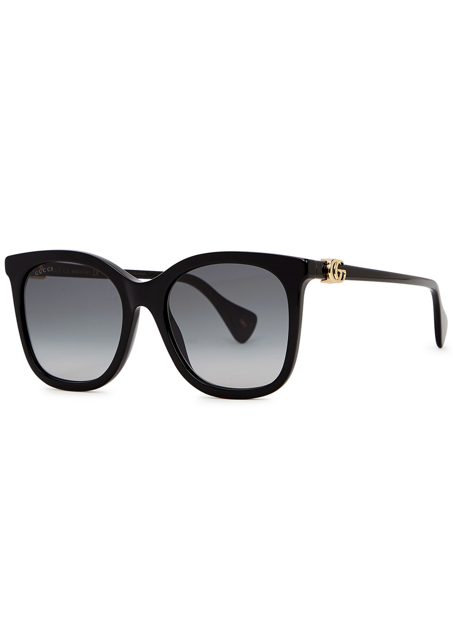Gucci Square-frame Sunglasses – Black Grey