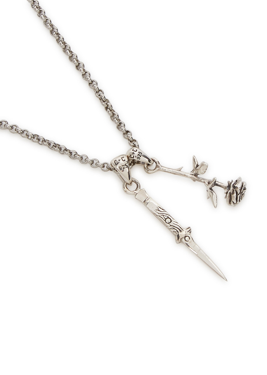  Clocks And Colours Switchblade Sterling Silver Pendant Necklace 