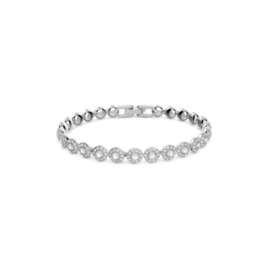 SWAROVSKI Angelic bracelet round cut white rhodium plated