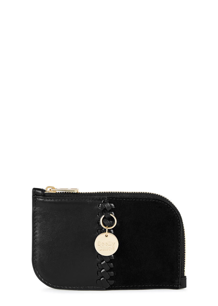 See BY Chloé Tilda Leather Card Holder - Black - One Size