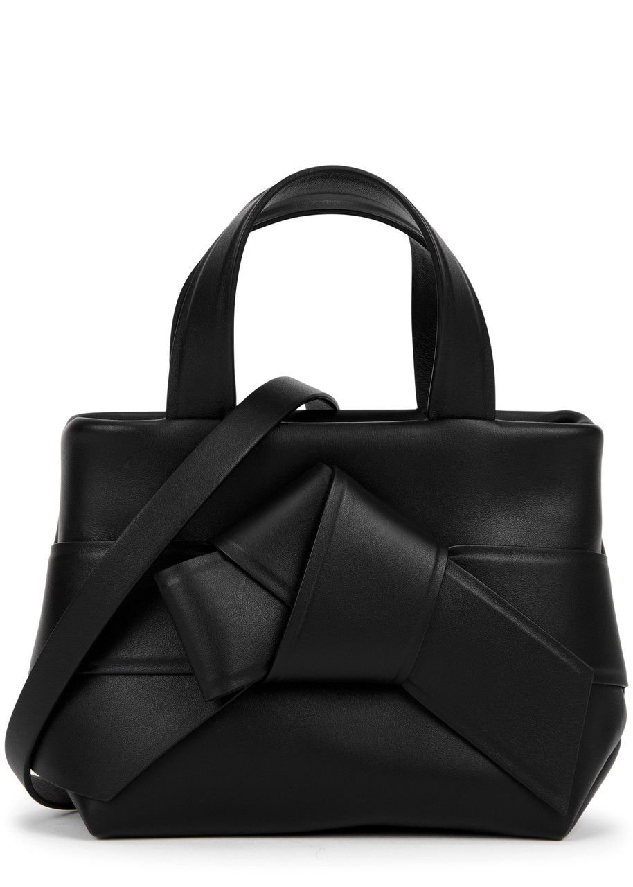 Acne Studios Musubi Mini Leather Shoulder Bag In Brown