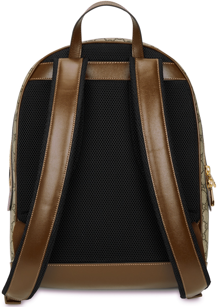 Gucci Gg Supreme Monogrammed Backpack - Beige - One Size 