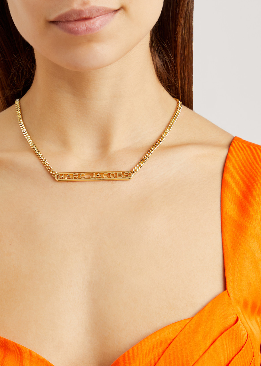  Marc Jacobs The Monogram Chain Gold-plated Necklace - One Size 