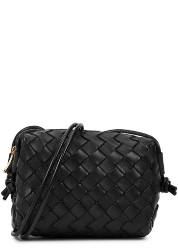 Bottega Veneta Crossbody Mini Intrecciato Leather Shoulder Bag