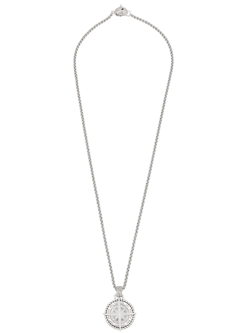 Clocks And Colours North Star Sterling Silver Chain Necklace In White