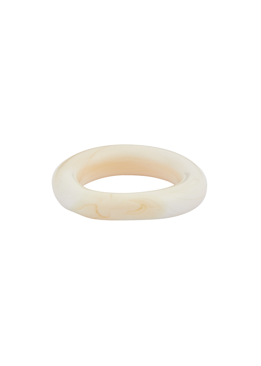  Sandralexandra Linear Glass Ring - Ivory - O 