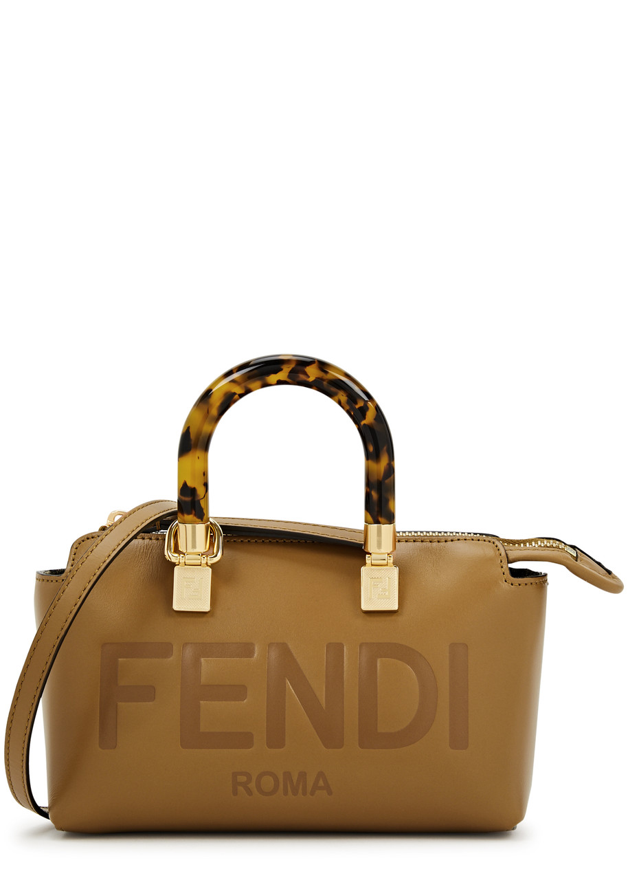 Fendi By The Way Mini Leather Cross-body Bag, Cross Body Bag, Leather - Brown - One Size